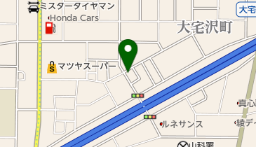 ヘアーサロンはなの地図画像