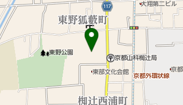 京都市役所 上下水道局 東部営業所の地図画像