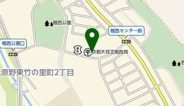 洛西福西会館の地図画像