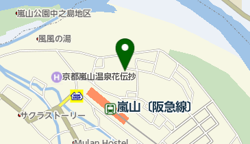 安藤漢方薬局 嵐山店の地図画像