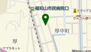 ふらんせ 厚中店工場の地図画像