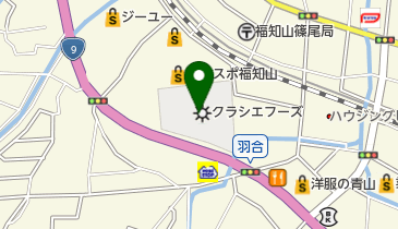 クラシエフーズ株式会社福知山工場の地図画像