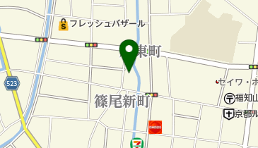 芽留詩ワインスポットの地図画像