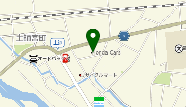 ホンダ中古車センターの地図画像