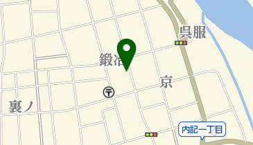 リード洋装店の地図画像