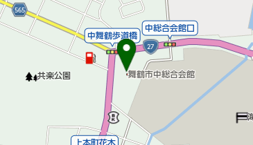 舞鶴市立 中央公民館の地図画像