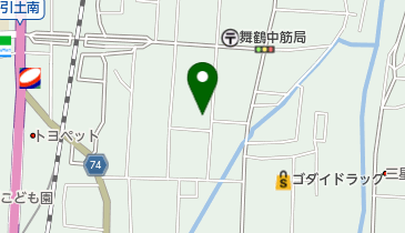 西まいづる囲碁クラブの地図画像