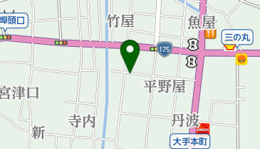 高田金物店の地図画像