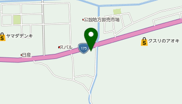 カミヤオートの地図画像