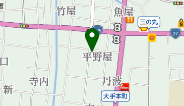 泉食料品店の地図画像