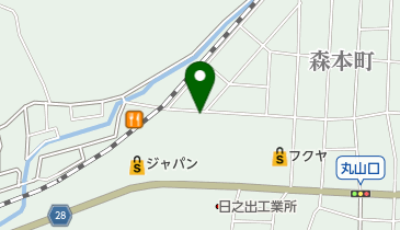 うえだ寝具の地図画像