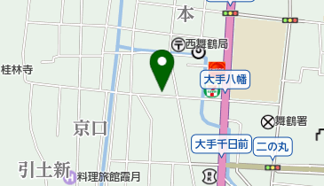 井本理容院の地図画像