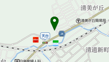 床屋よしかわの地図画像