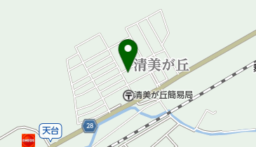 理容まついの地図画像