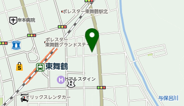 東来本店の地図画像