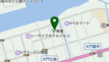 舞鶴市防災センターの地図画像