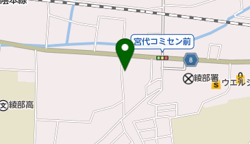 シカタ電器岡町店の地図画像