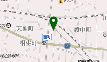 サガネ洋服店の地図画像