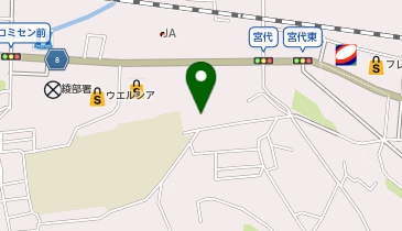 綾部八幡宮社務所の地図画像