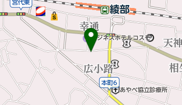 サンセットの地図画像