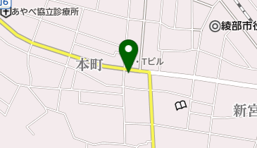 つるや菓舗の地図画像