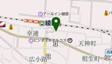 日交タクシー綾部営業所の地図画像