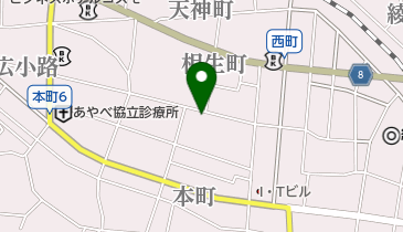 井田時計眼鏡店の地図画像