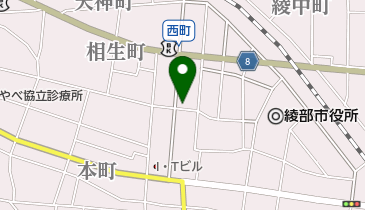 西安大正堂の地図画像