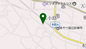 田中理容院の地図画像