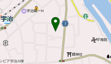 宇治市立 莵道ふれあいセンターの地図画像