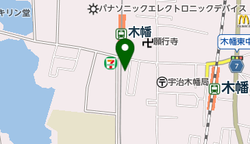 白洋舎木幡店なかせいの地図画像