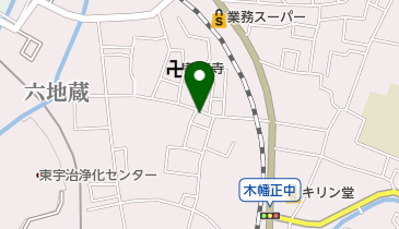 成田理容院の地図画像