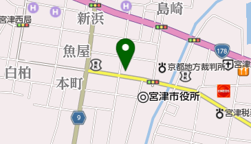 クリーニングホソミ 宮津店の地図画像