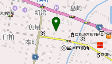 宮津コンタクトレンズの地図画像