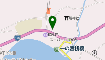 ホシ薬店の地図画像