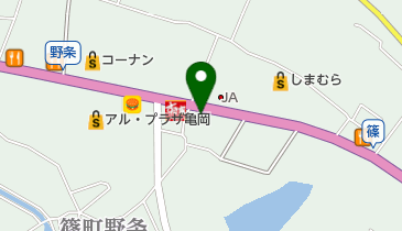 亀岡聖書バプテスト教会の地図画像