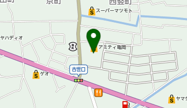 クリーニングパレット アミティ店の地図画像