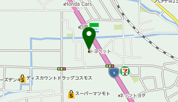 京都トヨペット株式会社亀岡店の地図画像