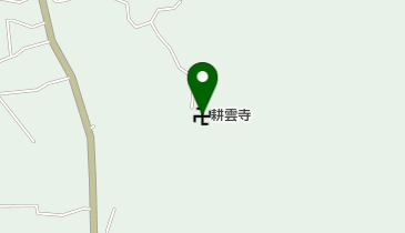 耕雲寺の地図画像