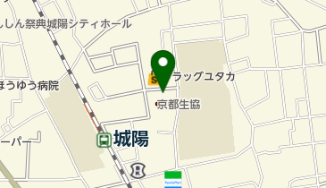 カーニバルコープ城陽店の地図画像