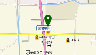 ワールドタイヤ城陽の地図画像