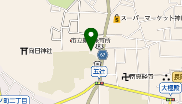 向日市 向日コミュニティセンターの地図画像