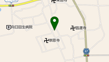 向日市 物集女公民館の地図画像