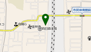 向日市 森本公民館の地図画像