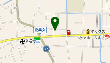 森永牛乳物集女販売店の地図画像