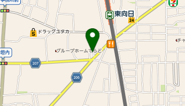 クリーニングシミズ 本店の地図画像