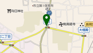 つき山クリーニングの地図画像