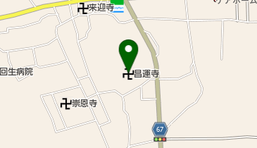 昌運寺の地図画像