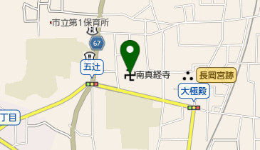 南眞経寺の地図画像