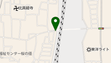 窓場動物病院の地図画像